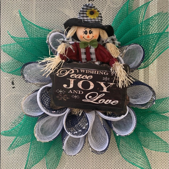 Spring Wreath Sample / Custom Order - Picture 3 of 4